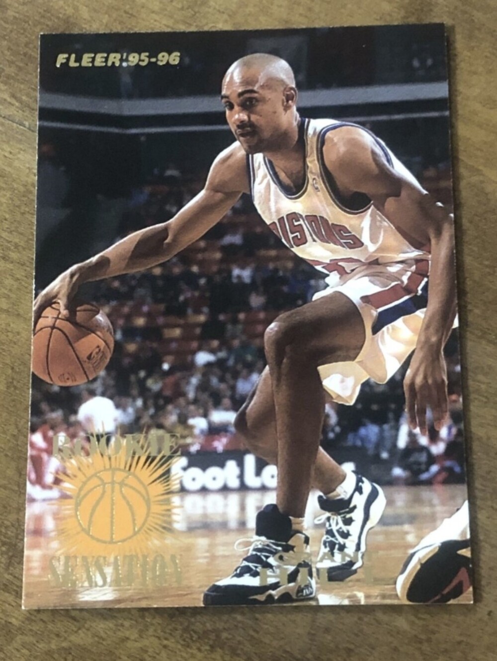 1995-96 Fleer European Rookie Sensation Grant Hill #211 HOF